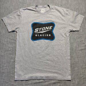 Stone Glacier T-Shirt Size Large Gray High Life
